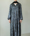 Calis Obsidian Silver Abaya