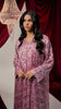 Velvet Chiffon Camardi Dusty Purple Abaya