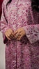 Velvet Chiffon Camardi Dusty Purple Abaya