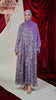 Velvet Chiffon Camardi Purple Abaya