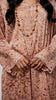 Velvet Chiffon Camardi Orange Abaya