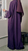 Korean Zoom Camellia Raisin Abaya