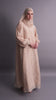 Korean Organza Karama Champagne Abaya