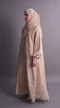 Korean Organza Karama Champagne Abaya