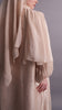 Korean Organza Karama Champagne Abaya