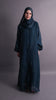 Korean Organza Karama Dark Teal Green Abaya