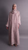 Korean Organza Karama Pink Mauve Abaya
