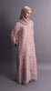 Korean Organza Karama Pink Mauve Abaya