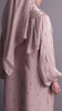 Korean Organza Karama Pink Mauve Abaya