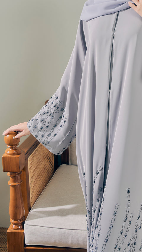 Cirali Granite Grey Abaya