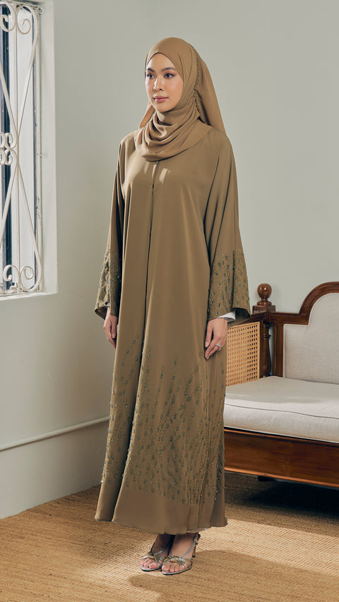 Cirali Olive Green Abaya