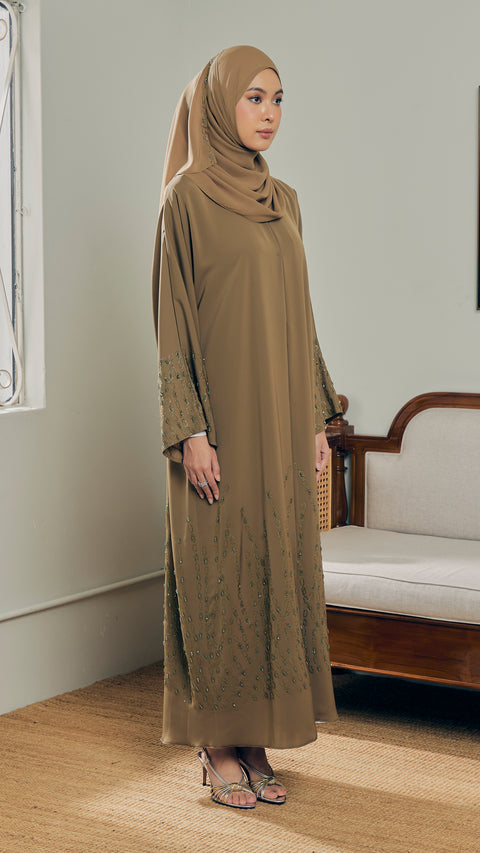 Cirali Olive Green Abaya