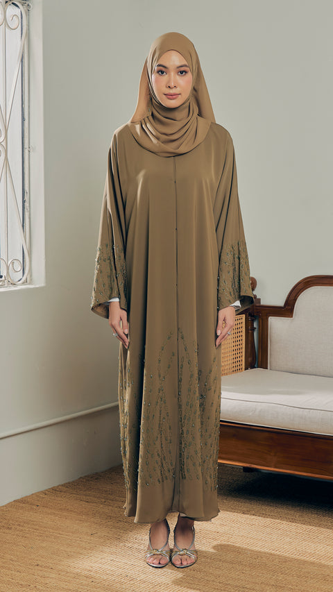 Cirali Olive Green Abaya