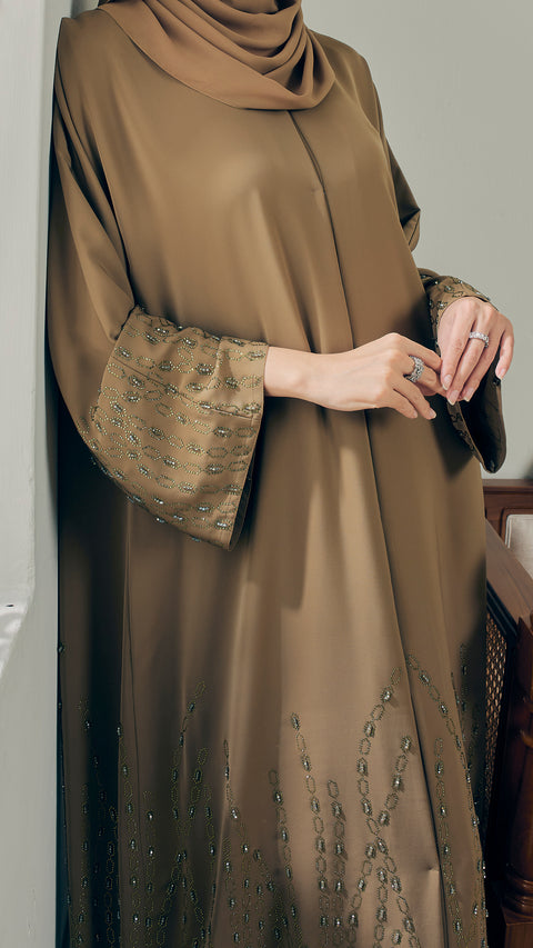 Cirali Olive Green Abaya