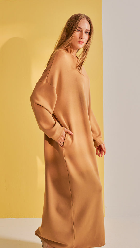 Cotton Modal Comfort Toffee Dress