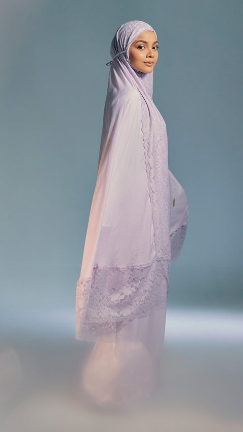 Dalla Sultan Lilac Telekung