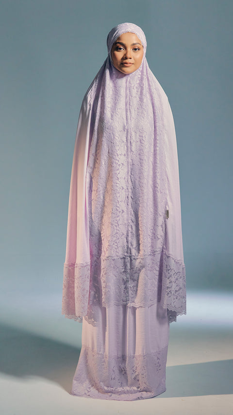 Dalla Sultan Lilac Telekung