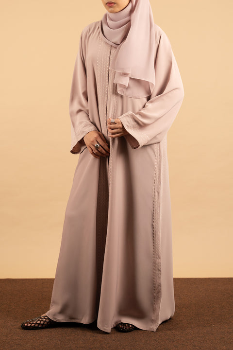 Dhahran Dusty Pink Abaya