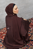 Duha Viscose Abaya in Burgundy