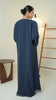Korean Nidha Dalyan Midnight Blue Abaya