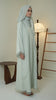 Korean Nidha Dalyan Mint Green Abaya
