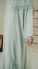 Korean Nidha Dalyan Mint Green Abaya