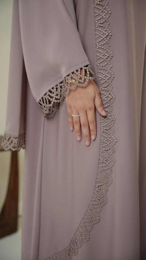 Dalyan Wood Rose Abaya