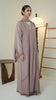 Korean Nidha Dalyan Wood Rose Abaya