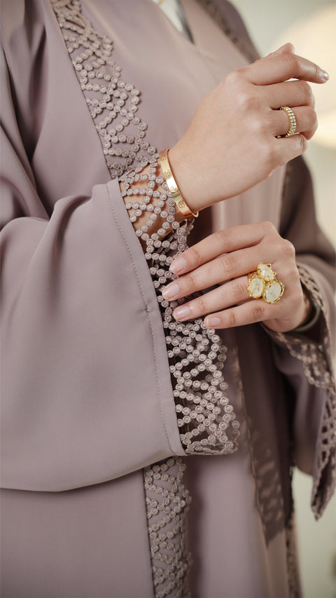 Dalyan Wood Rose Abaya