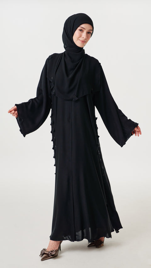 Diba Jet Black Abaya