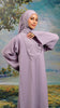 Korean Nidha Dilnaz Lilac Abaya