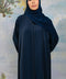 Dilnaz Prussian Blue Abaya