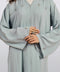 Diyarba Dusty Blue Abaya