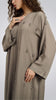 Korean Nidha Diyarba Grey Abaya