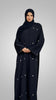 Korean Nidha Diyarba Midnight Blue Abaya