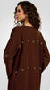 Korean Nidha Diyarba Rich Brown Abaya
