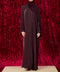 Dorud Burgundy Abaya