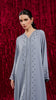 Korean Nidha Dorud Dusty Blue Abaya