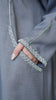 Soft Cotton Elaya Midnight Grey Abaya