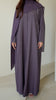 Soft Cotton Elaya Raisin Abaya