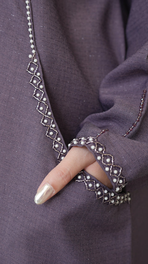 Elaya Raisin Abaya  (CLEARANCE)