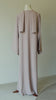 Textured Eshaal Beige Abaya