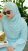 Eden Tropical Blue Abaya by Guzel Kismet