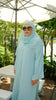 Eden Tropical Blue Abaya by Guzel Kismet