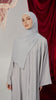 Korean Nidha Elfani Limestone Abaya