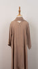 Korean Nidha Elfani Beige Mini Abaya