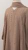 Korean Nidha Elfani Beige Mini Abaya
