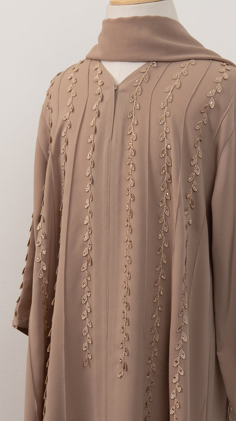 Elfani Beige Mini Abaya
