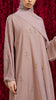 Korean Zoom Emet Apricot Pink Abaya