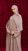 Korean Zoom Emet Apricot Pink Abaya